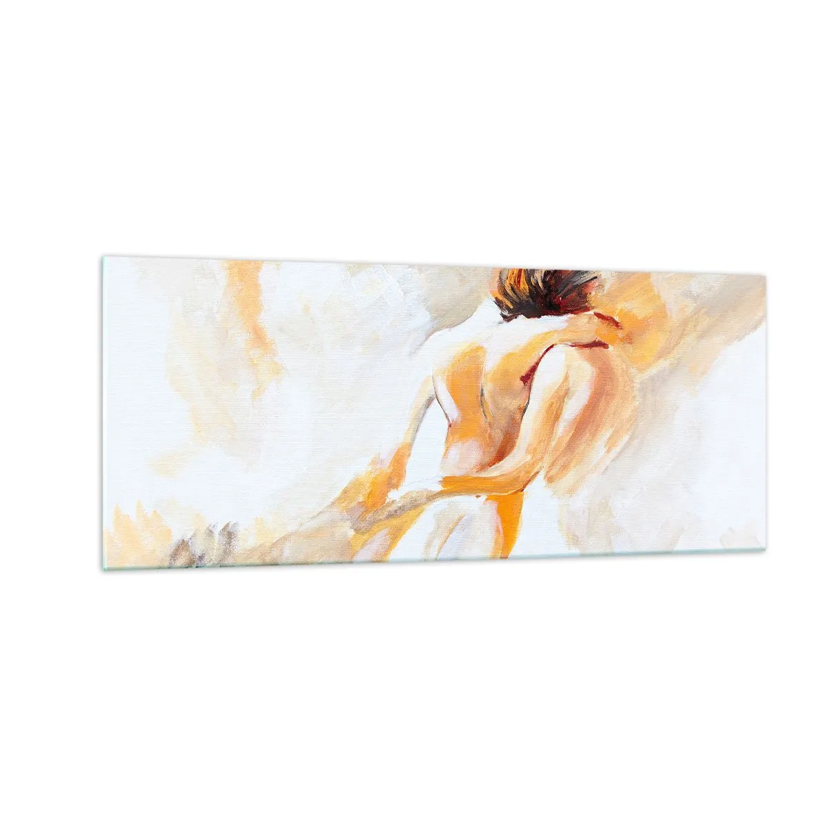 Quadro em vidro - No céu da proximidade - 100x40 cm