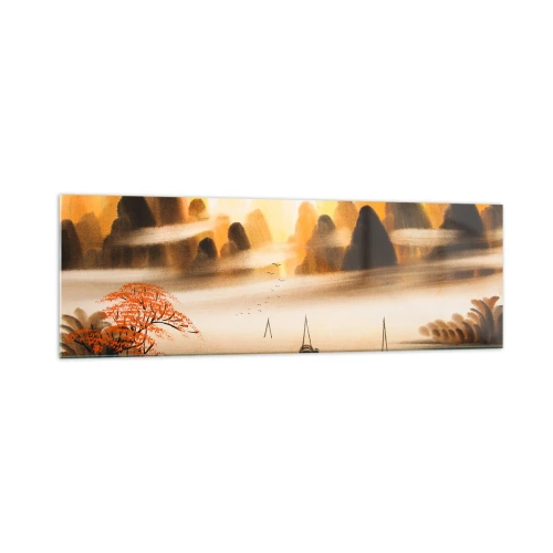 Quadro em vidro - Além do Extremo Oriente - 160x50 cm