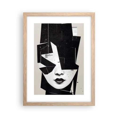 Pôster com moldura de carvalho claro - Profundamente escondido - 30x40 cm