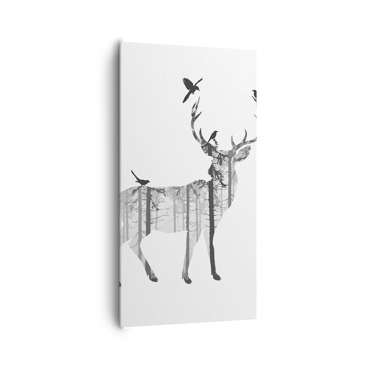 Quadro em tela - Bom espírito da floresta - 65x120 cm