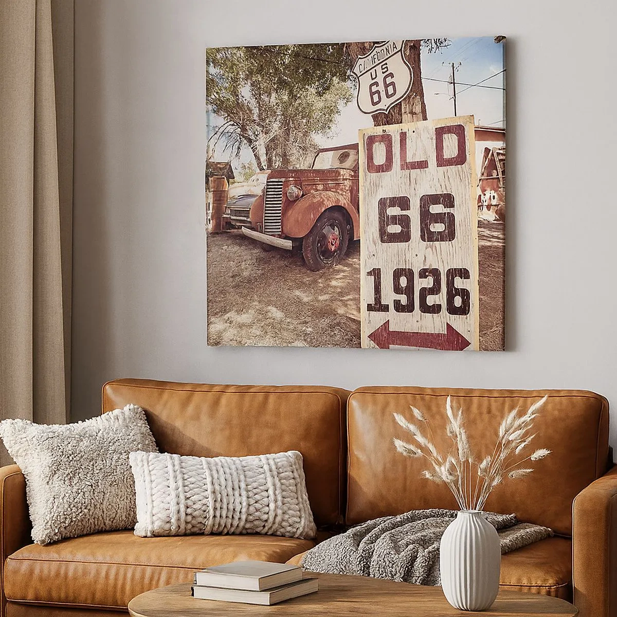 Quadro em tela - A lenda de uma província americana - 30x30 cm