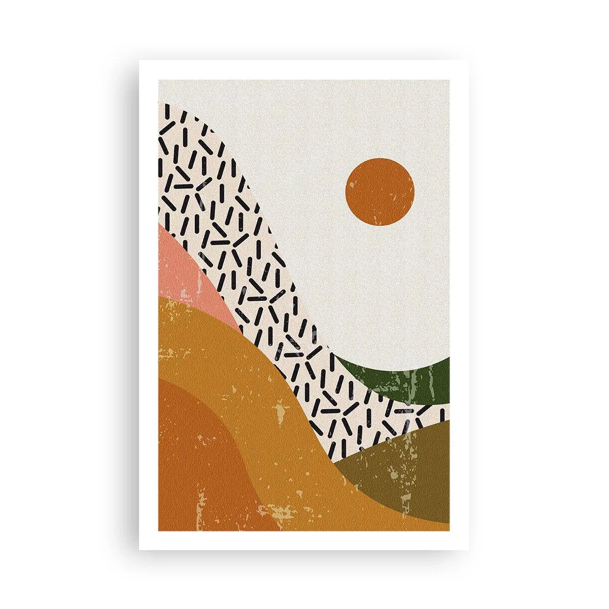 Pôster - Abstração solar - 61x91 cm
