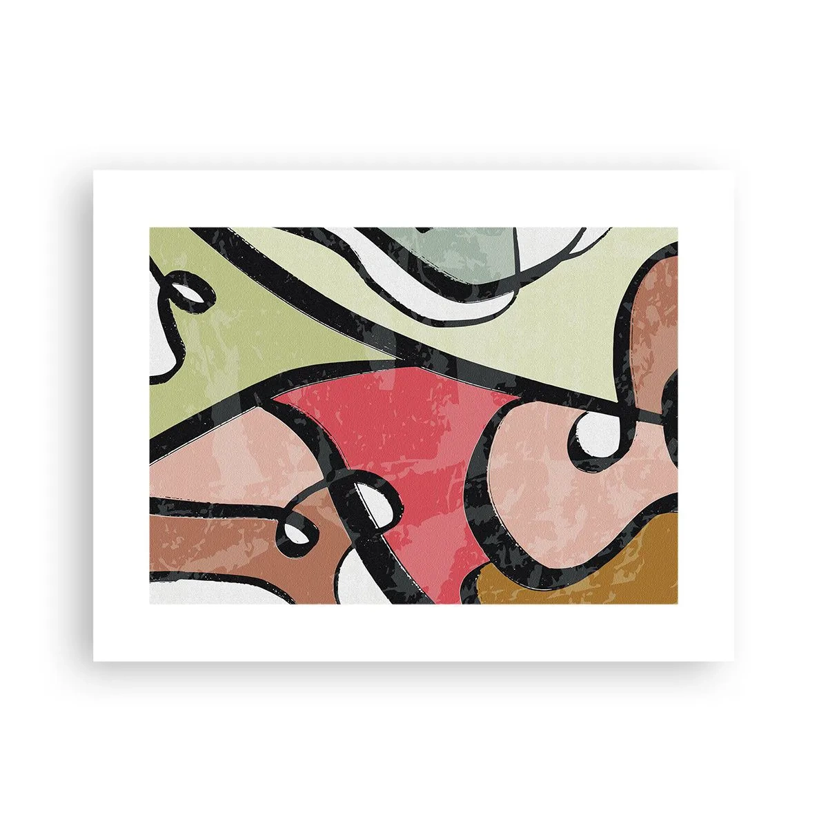 Pôster - Piruetas entre cores - 40x30 cm