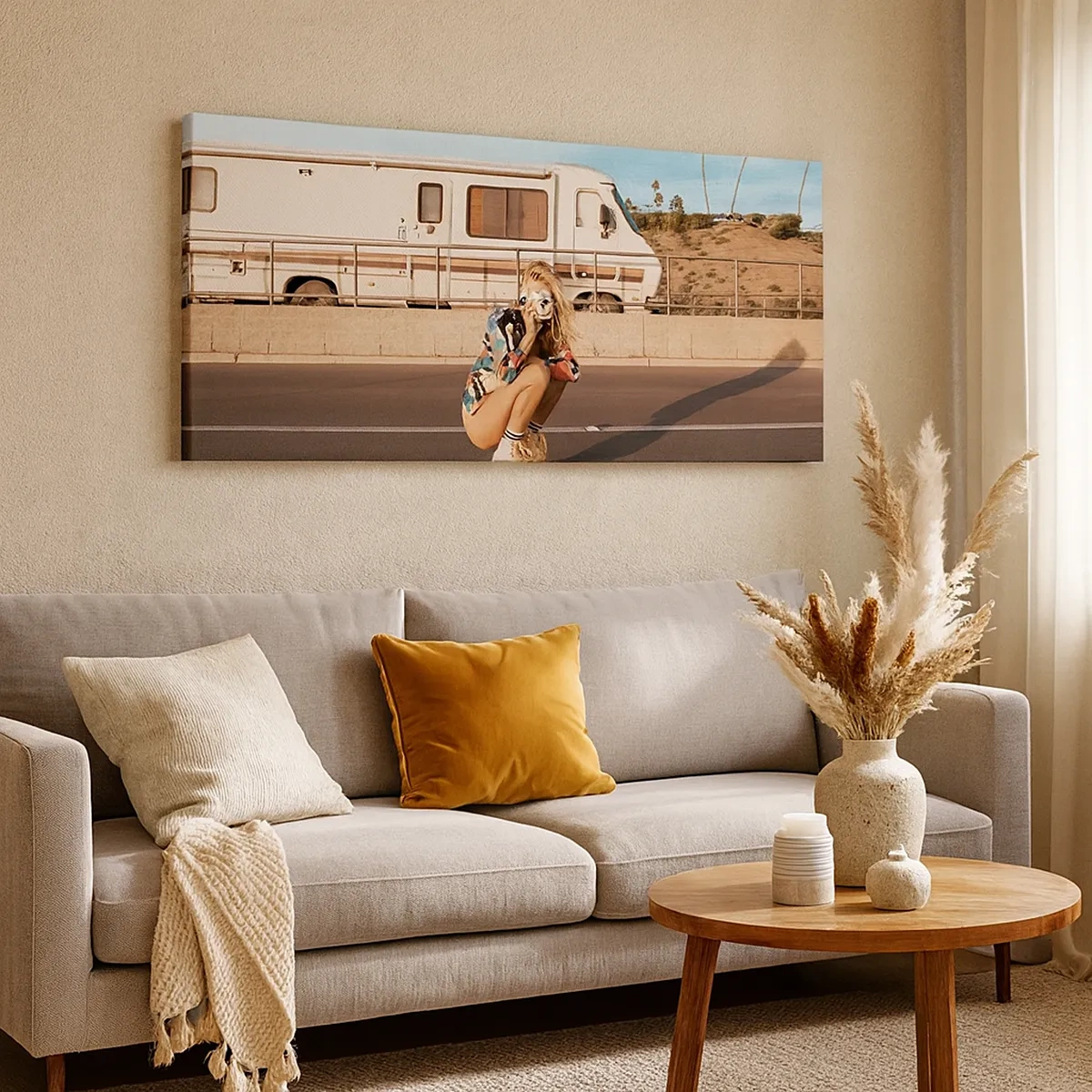 Quadro em tela - Sorria, por favor! - 30x30 cm