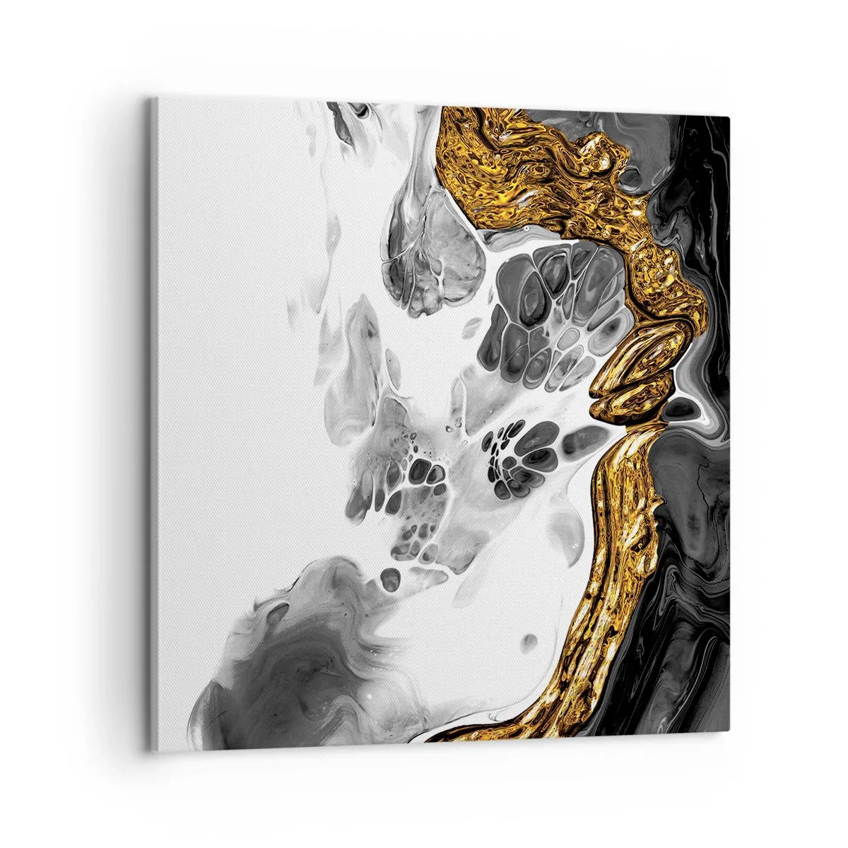 Quadro em tela - Composição orgânica - 60x60 cm