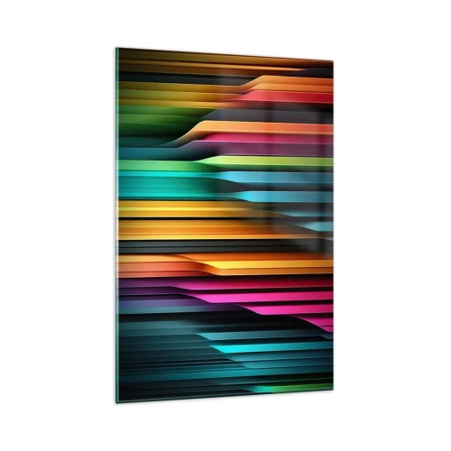 Quadro em vidro - Um órgão de luz - 80x120 cm