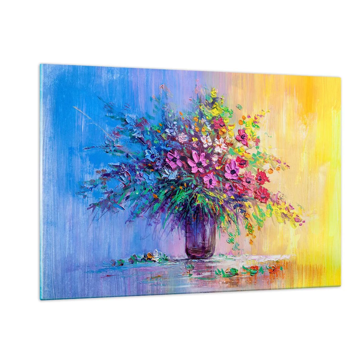 Quadro em vidro - Fruto de um prado  - 120x80 cm