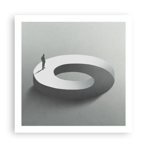 Pôster - Seja inteligente - 60x60 cm