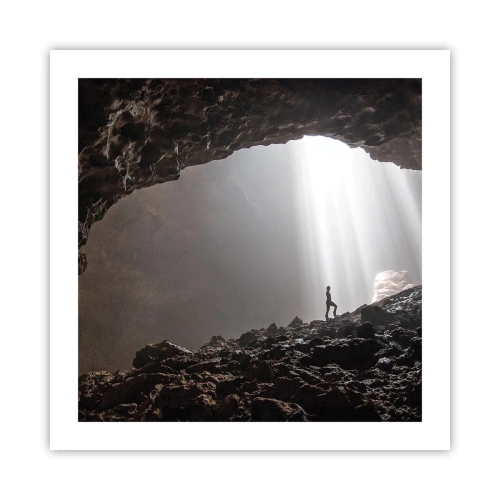 Pôster - Gruta luminosa - 50x50 cm