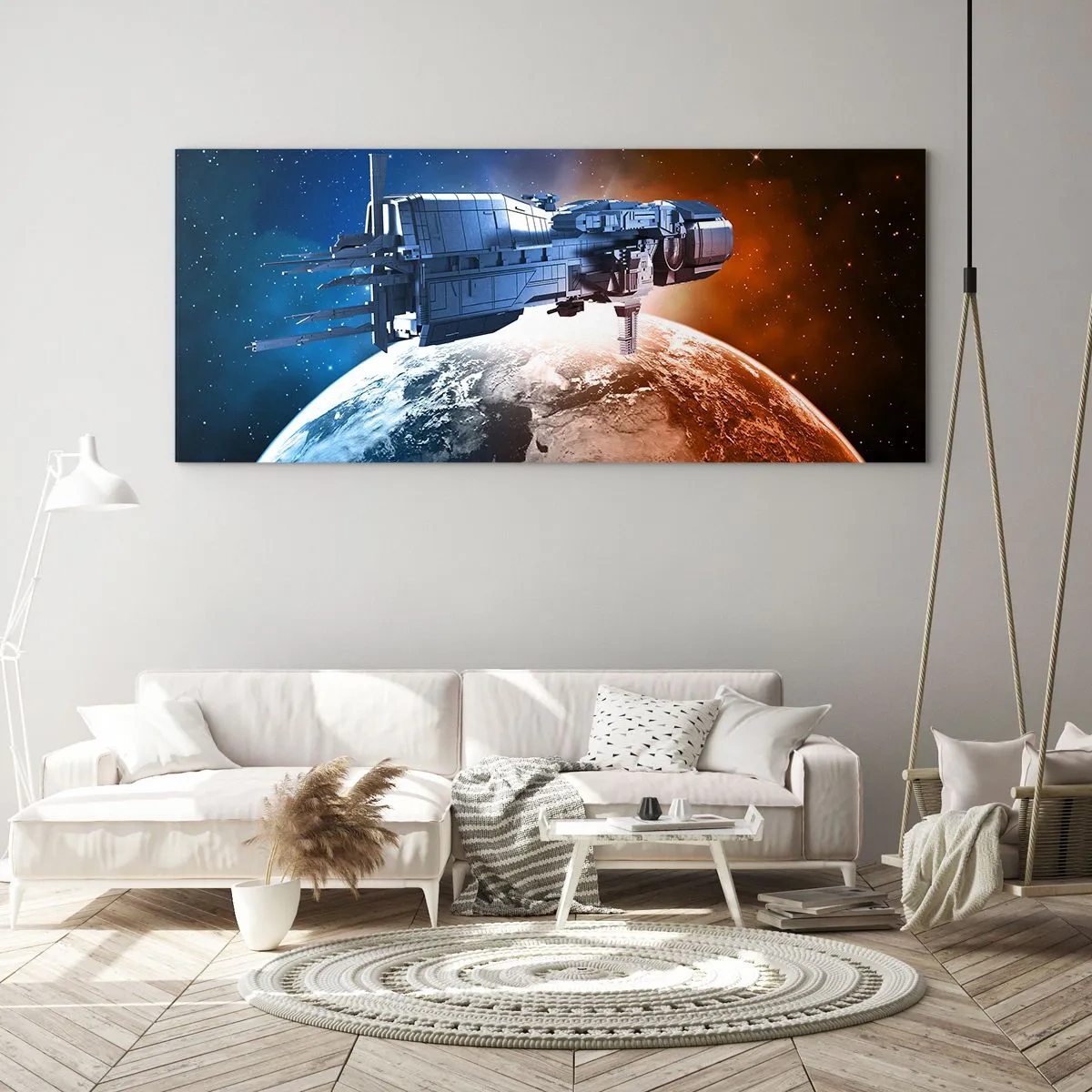 Quadro em vidro - Observador atento - 120x50 cm