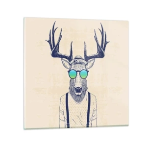 Quadro em vidro - E quem esperavas? - 50x50 cm