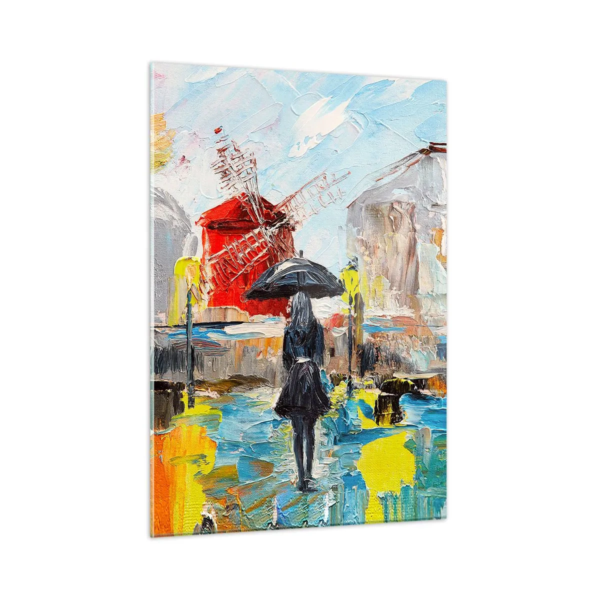 Quadro em vidro - Lendas parisienses - 50x70 cm