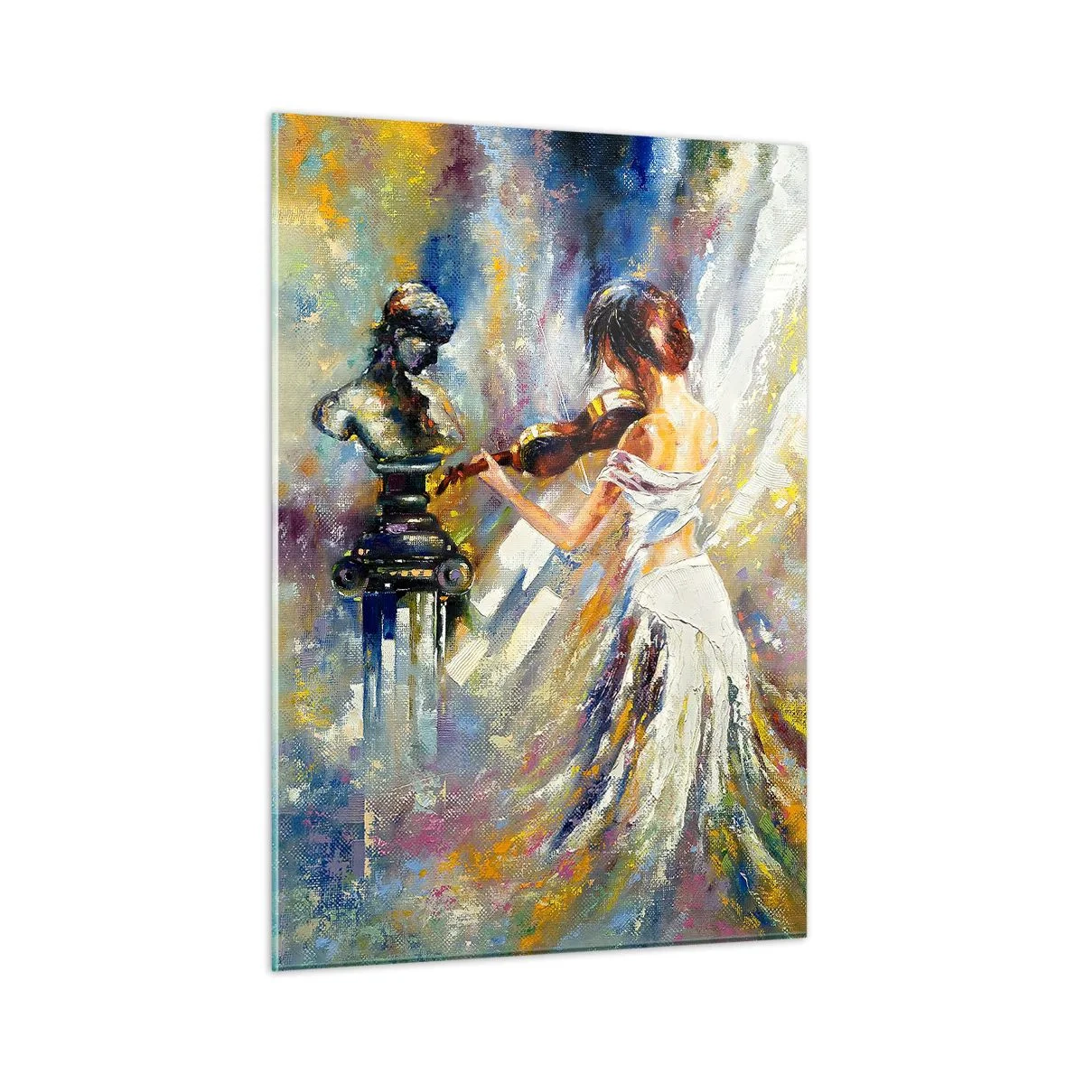 Quadro em vidro - Ożywić uczuciem - 50x70 cm