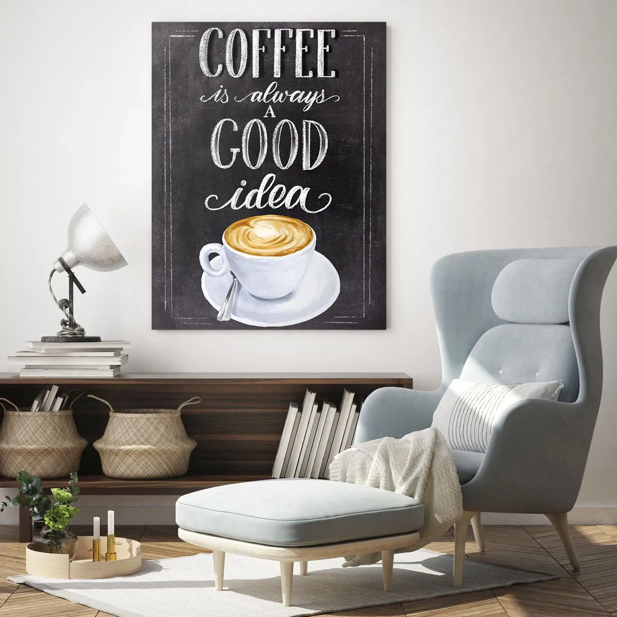Quadro em vidro - Claro! - 50x70 cm