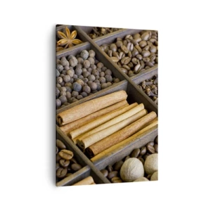 Quadro em tela - Um tesouro de aromas - 50x70 cm