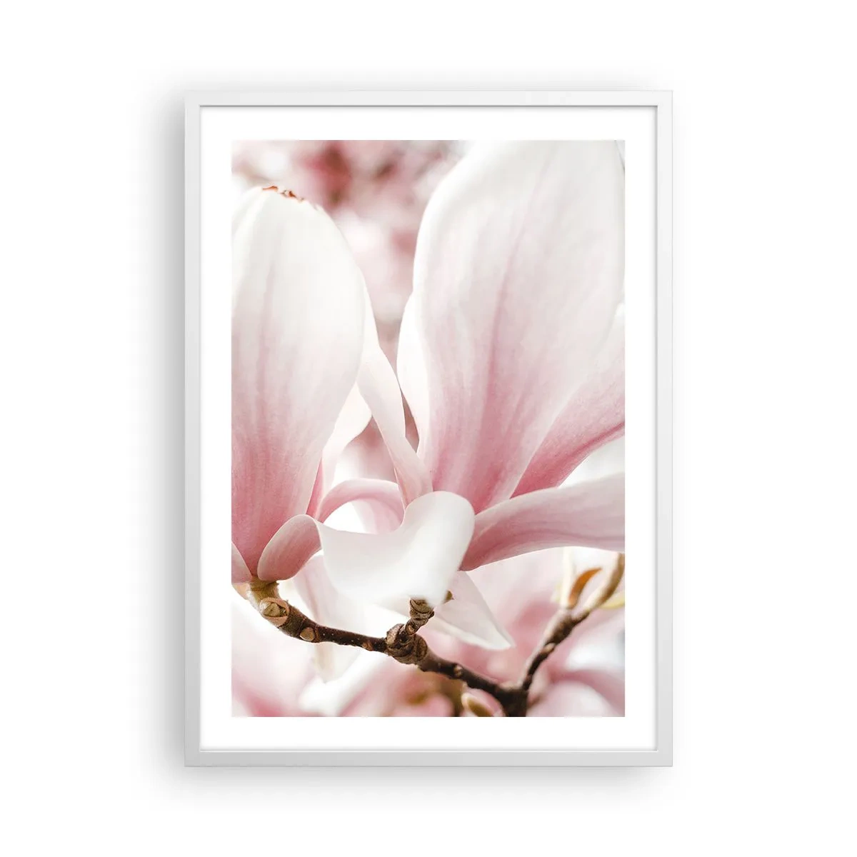 Pôster em moldura branca - Sensibilidade infinita - 50x70 cm