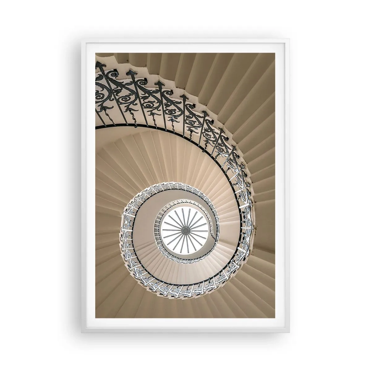 Pôster em moldura branca - Dentro da casca - 70x100 cm