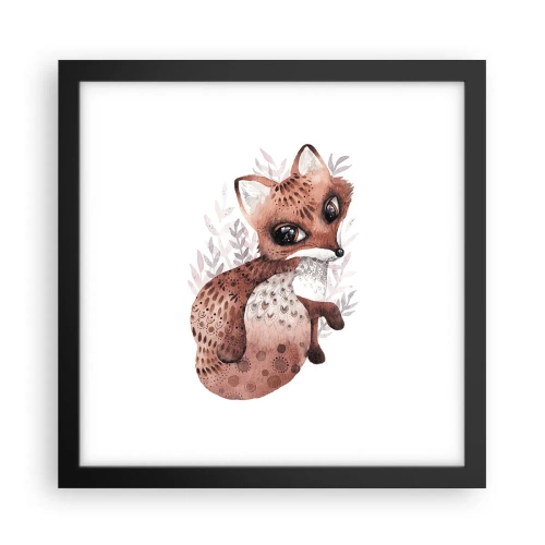 Pôster com moldura preta - Como não amar - 30x30 cm