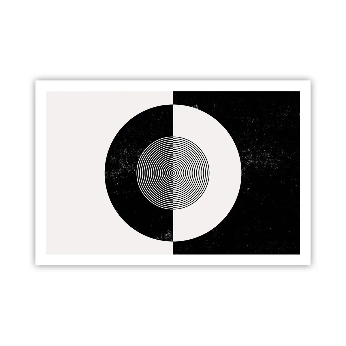 Pôster - Harmonia a preto e branco - 91x61 cm