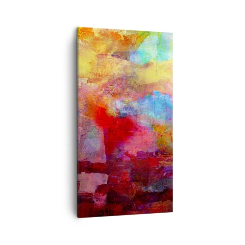 Quadro em tela - Olhe para dentro do arco-íris - 45x80 cm