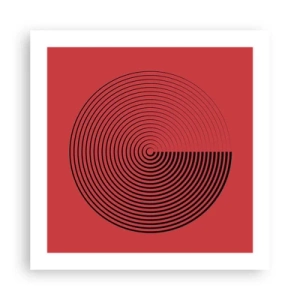 Pôster - Movimento circular - 50x50 cm
