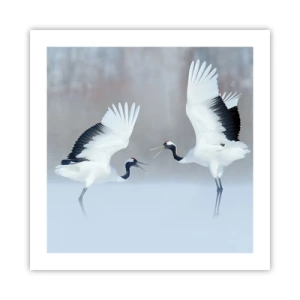 Pôster - Dança no nevoeiro - 50x50 cm