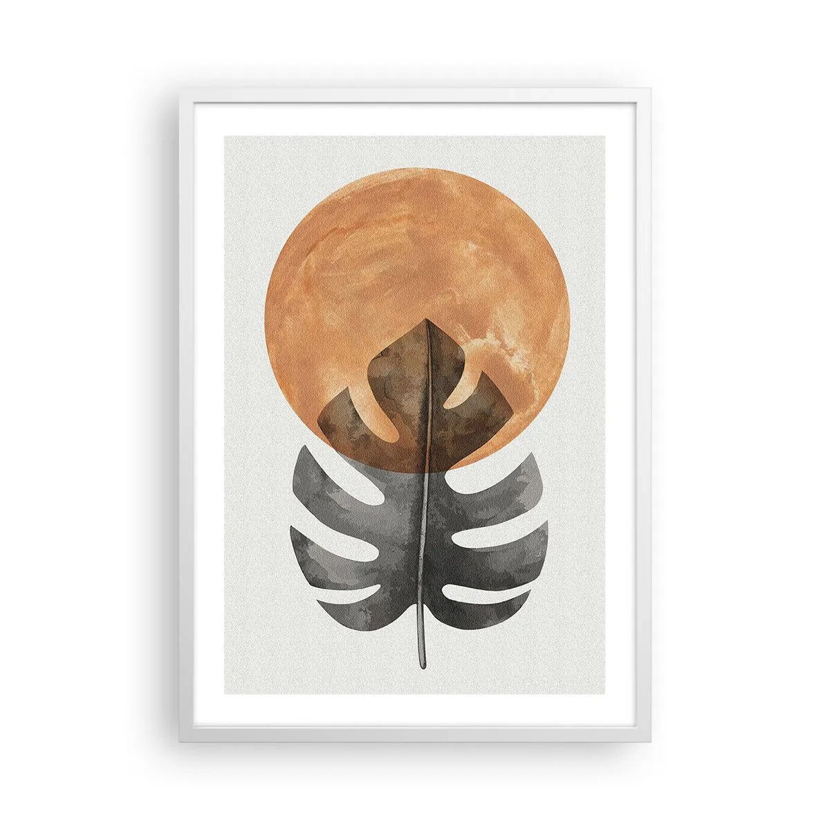 Pôster em moldura branca - Sempre o sol - 50x70 cm