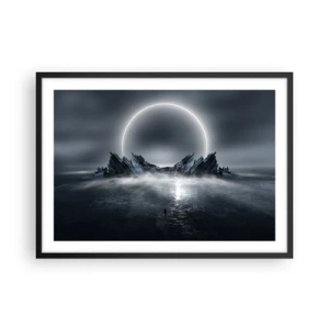 Pôster com moldura preta - O fim da história - 70x50 cm