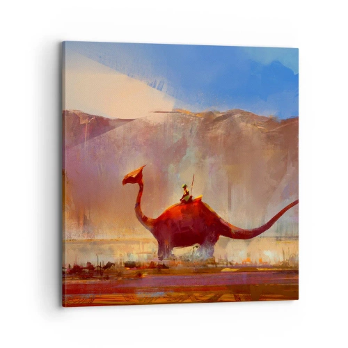 Quadro em tela - Se não estivessem extintos - 70x70 cm