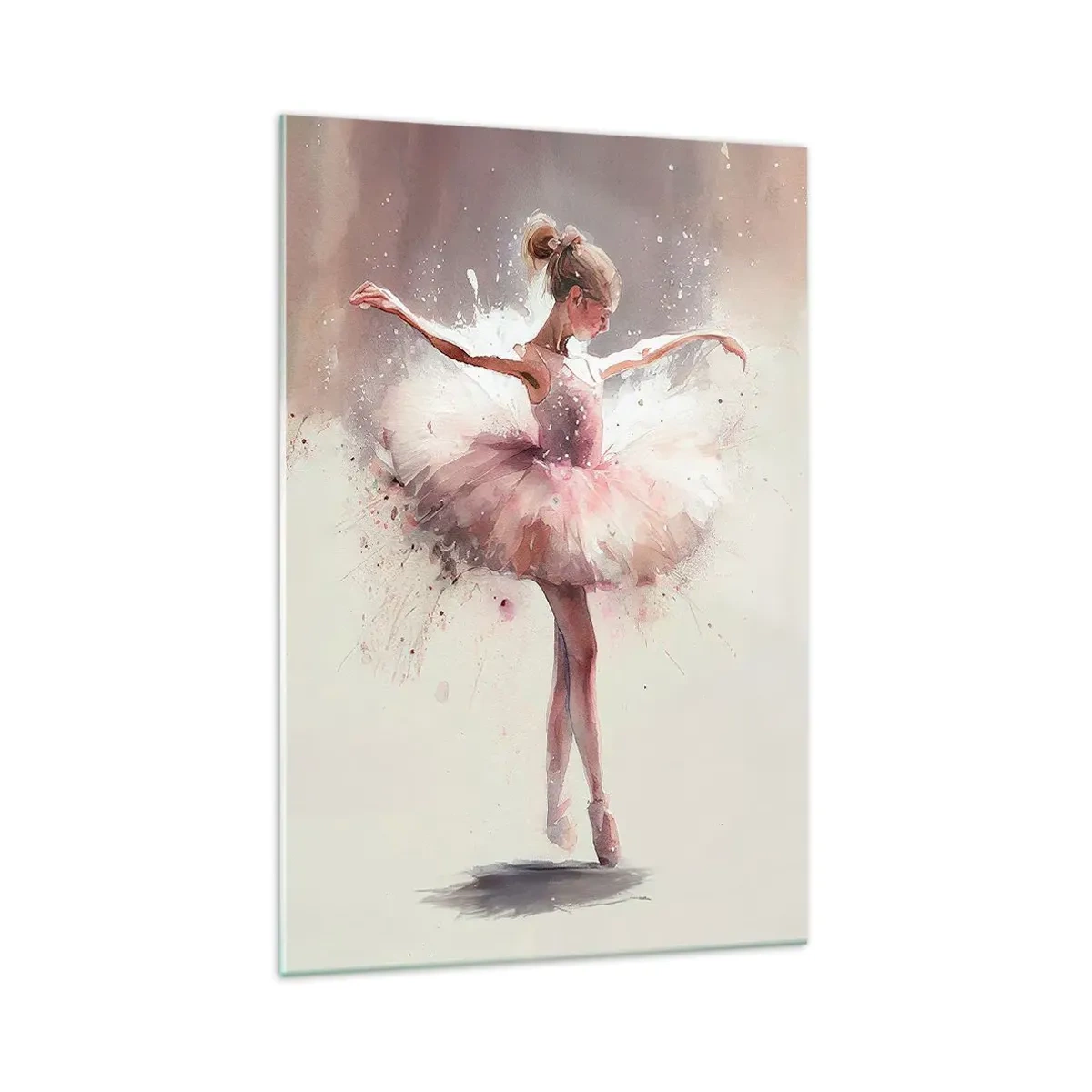 Quadro em vidro - Como um pássaro jovem - 70x100 cm