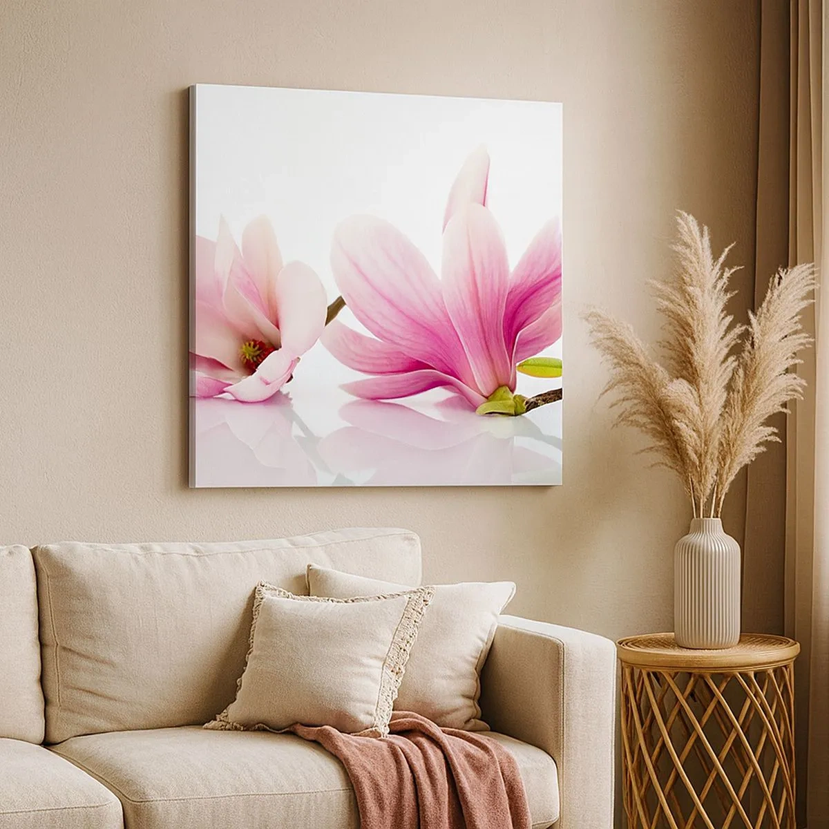 Quadro em tela - Suave como um sopro de primavera - 30x30 cm