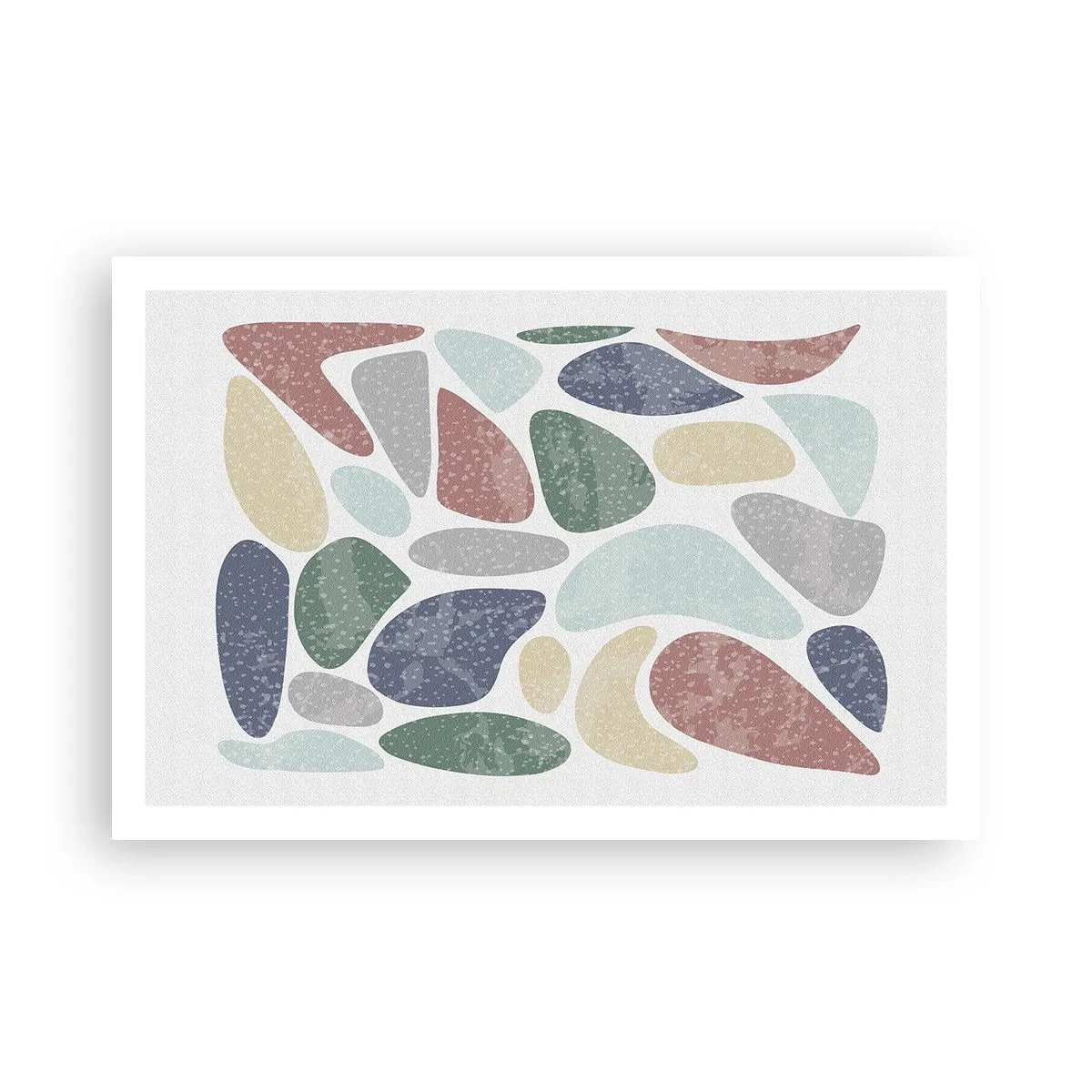 Pôster - Um mosaico de cores em pó - 91x61 cm