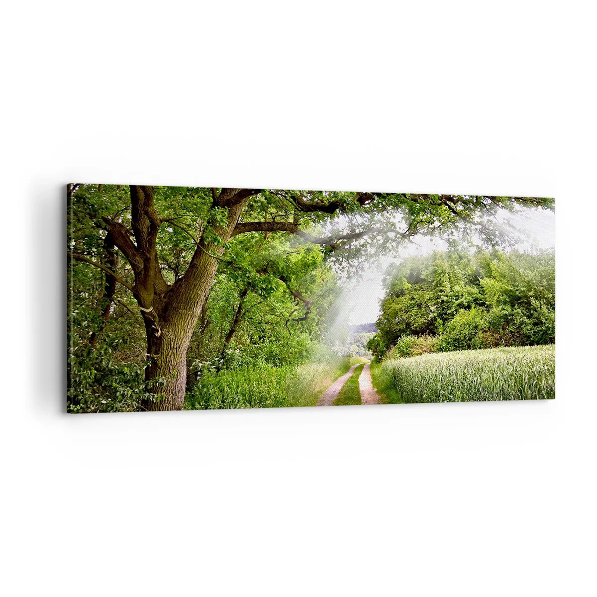 Quadro em tela - Os pastores de Arcadia - 100x40 cm