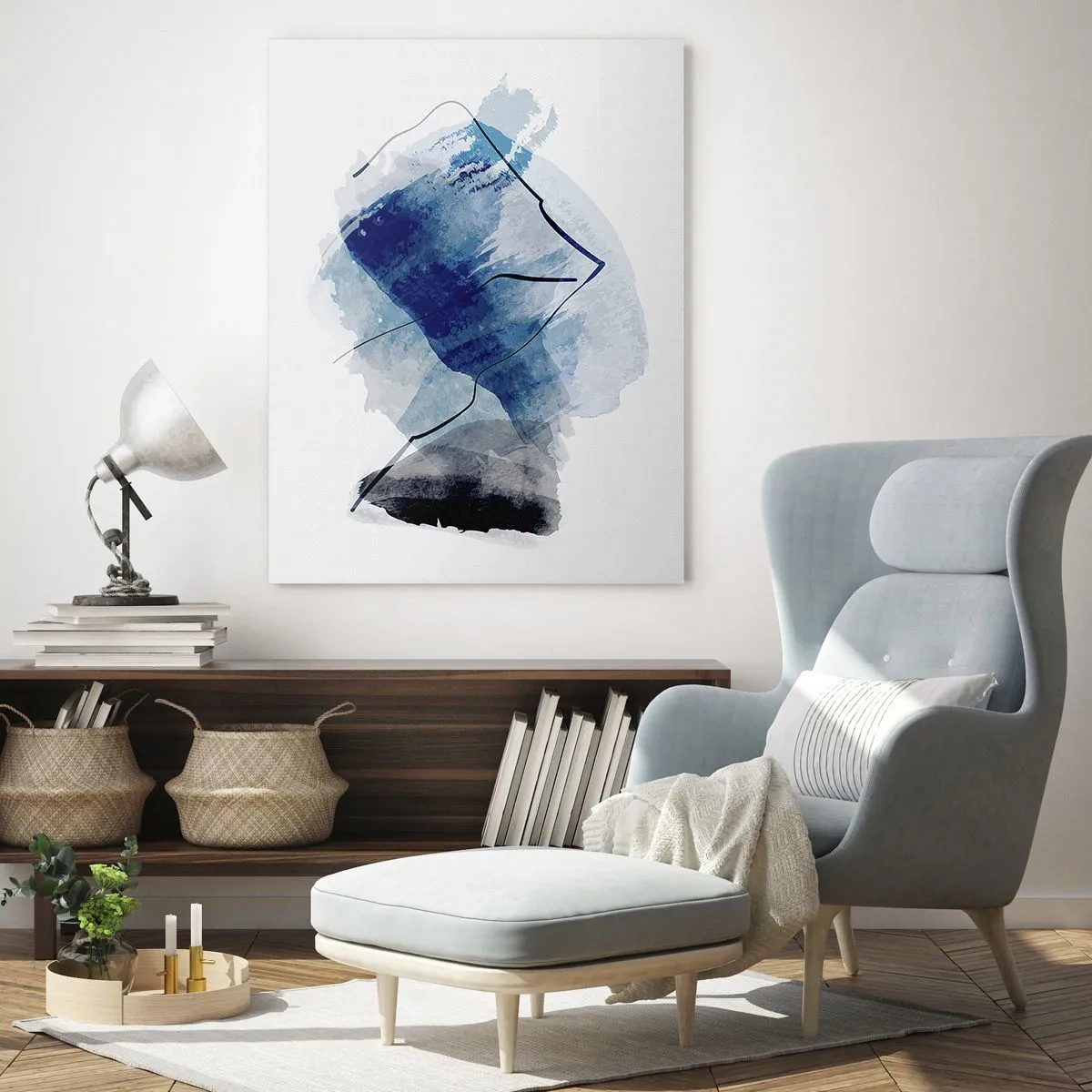 Quadro em vidro - Iceberg - 70x100 cm