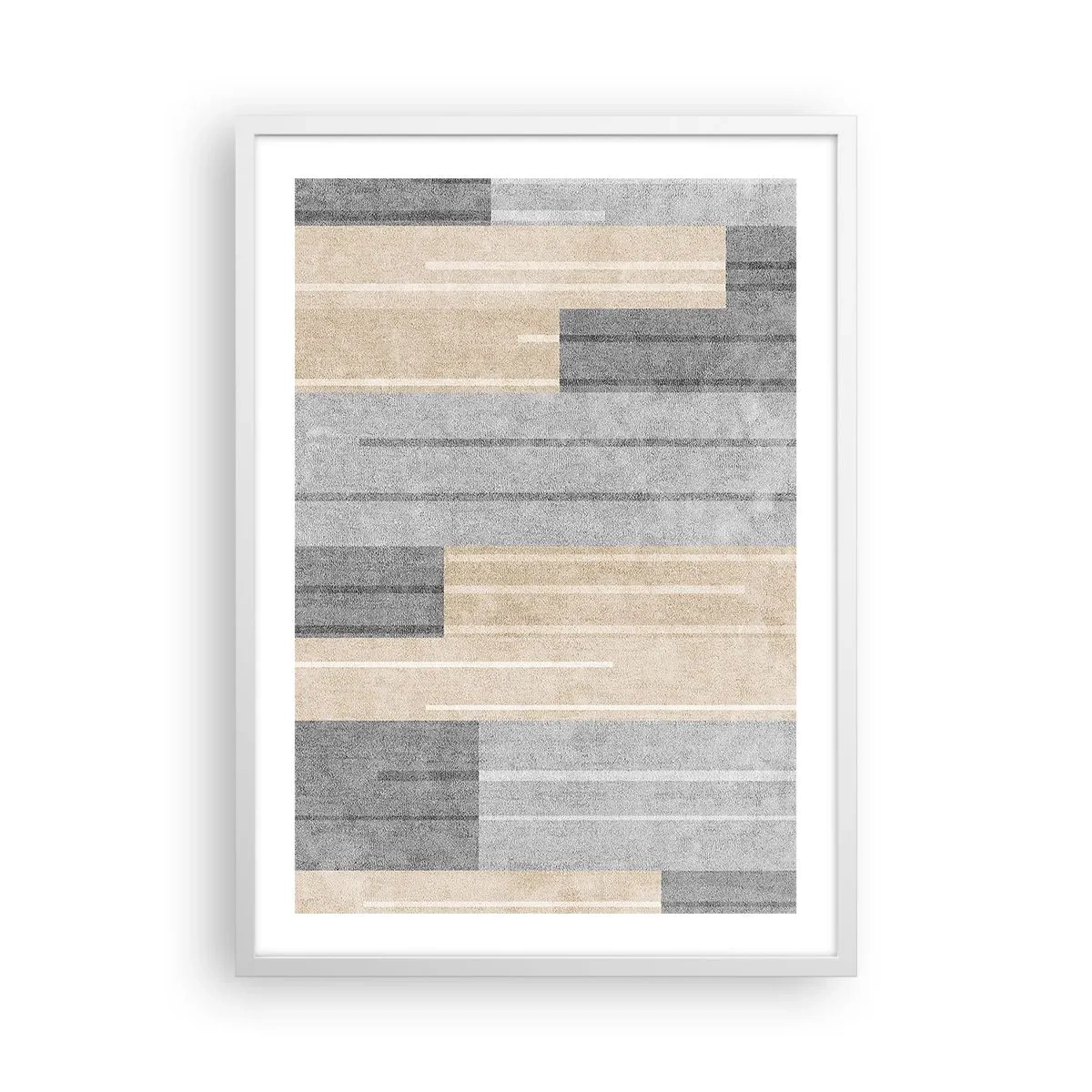 Pôster em moldura branca - Composição: mantenha vertical - 50x70 cm