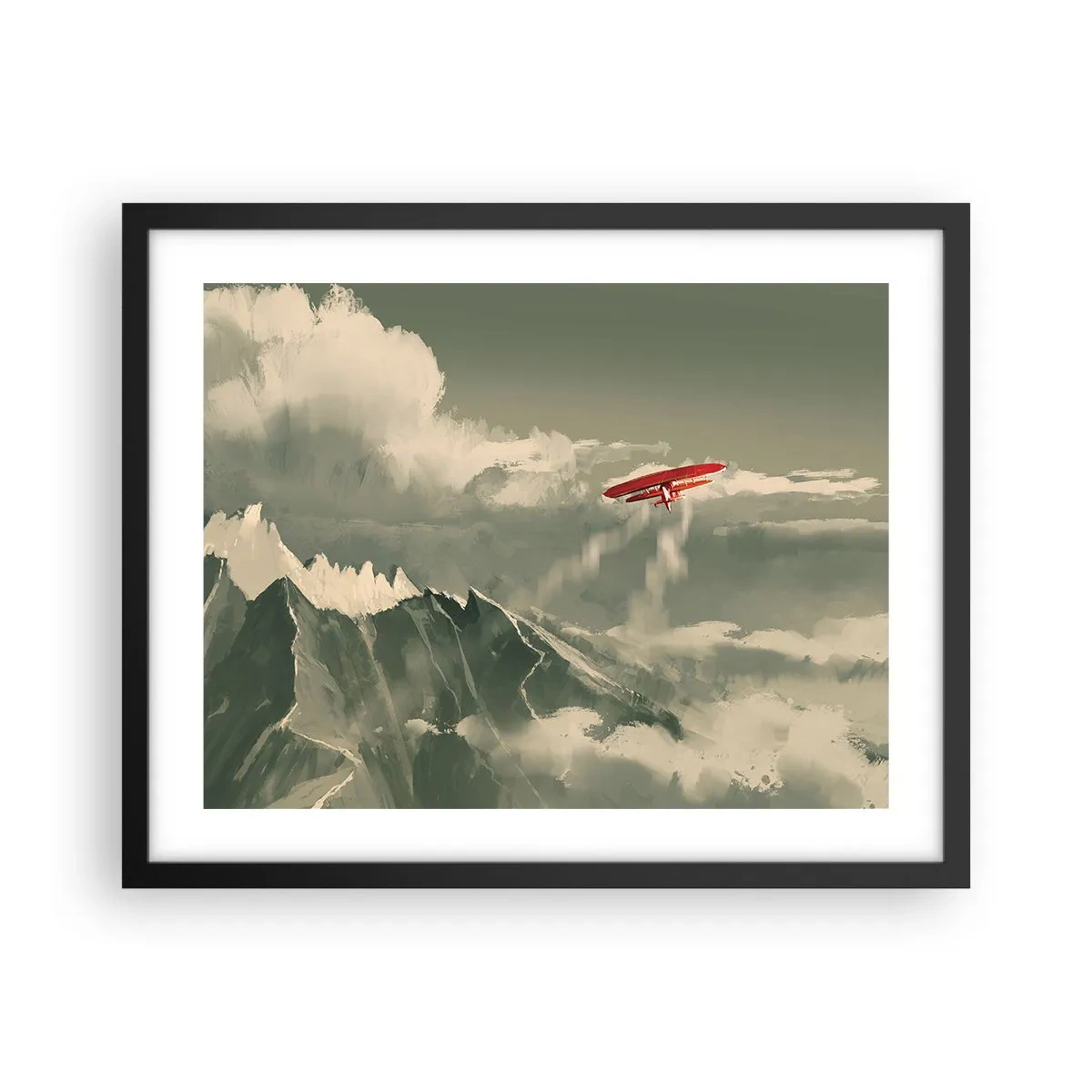 Pôster com moldura preta - O pioneiro destemido - 50x40 cm