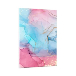 Quadro em vidro - Encontro e difusão - 50x70 cm