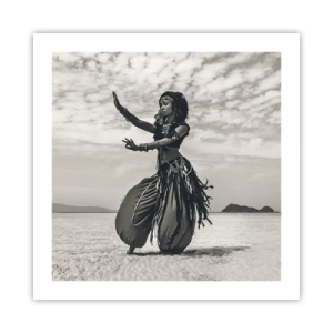 Pôster - Dança das Ilhas do Sul - 50x50 cm
