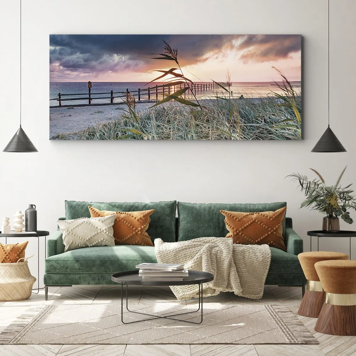 Quadro em tela - O vento não leva - 140x50 cm