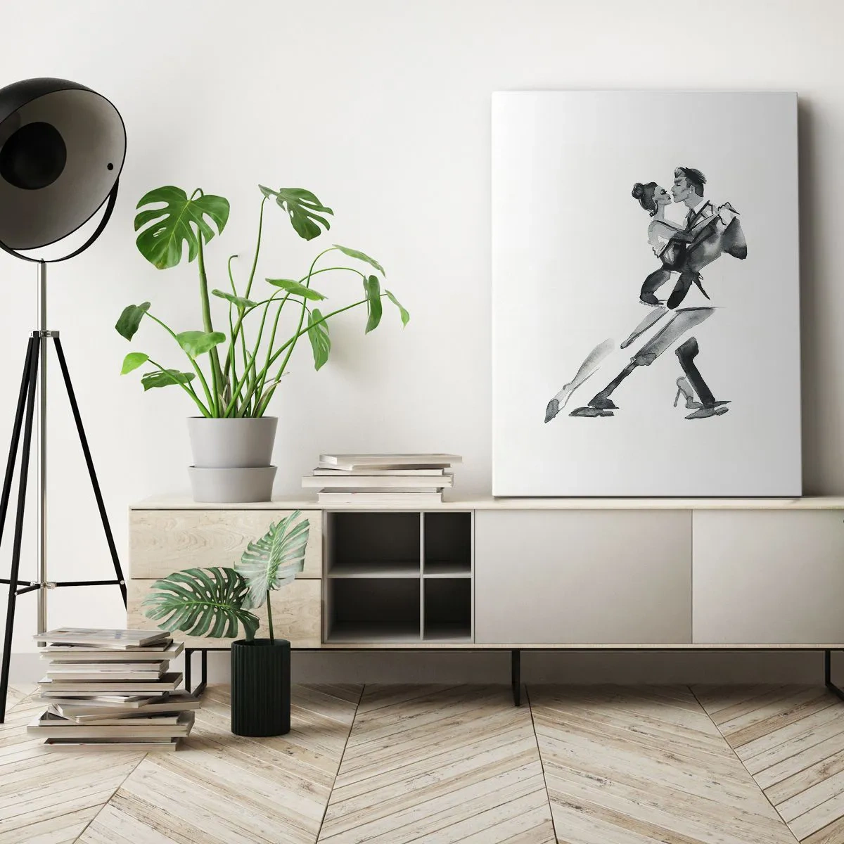 Quadro em tela - Num só ritmo - 50x70 cm