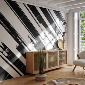 Papel de Parede Autocolante Deluxe Sticker - Uma composição intensa e dinâmica - Vetor, Minimalismo, Moderno - 400x280 cm