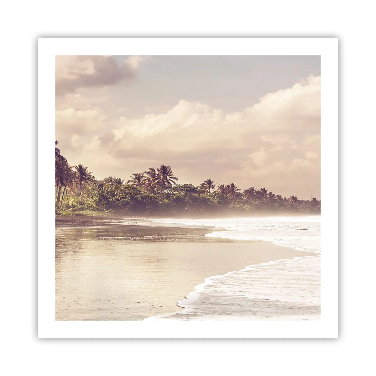 Pôster - Carícia das ondas - 60x60 cm