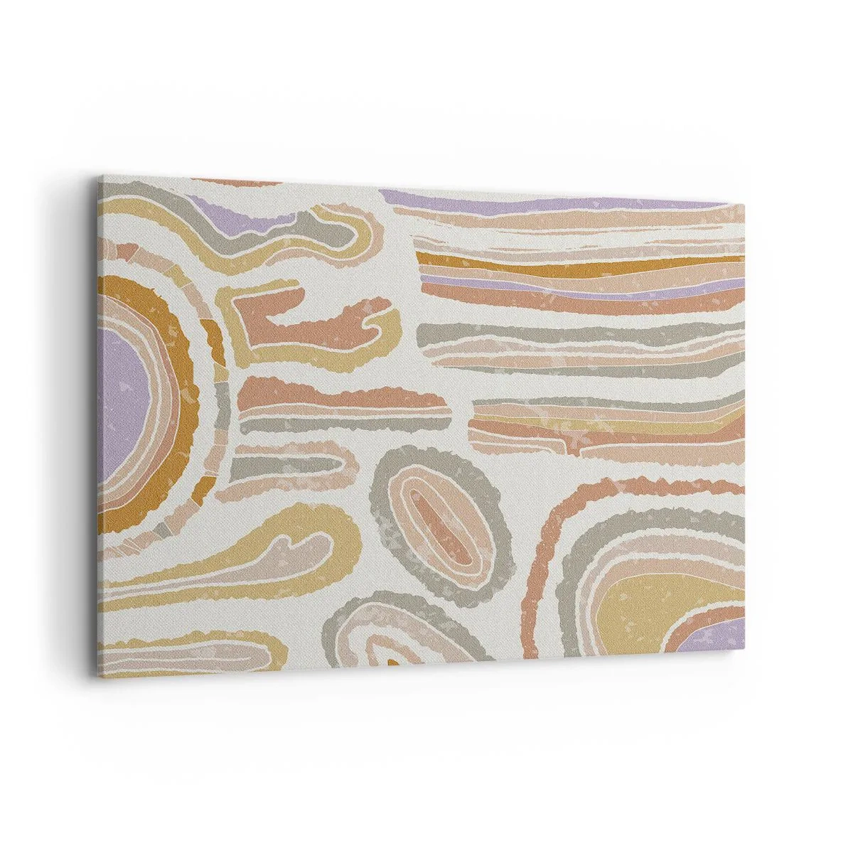 Quadro em tela - Secções transversais coloridas - 120x80 cm