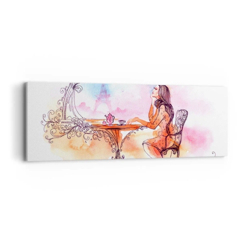 Quadro em tela - Elegância parisiense - 90x30 cm