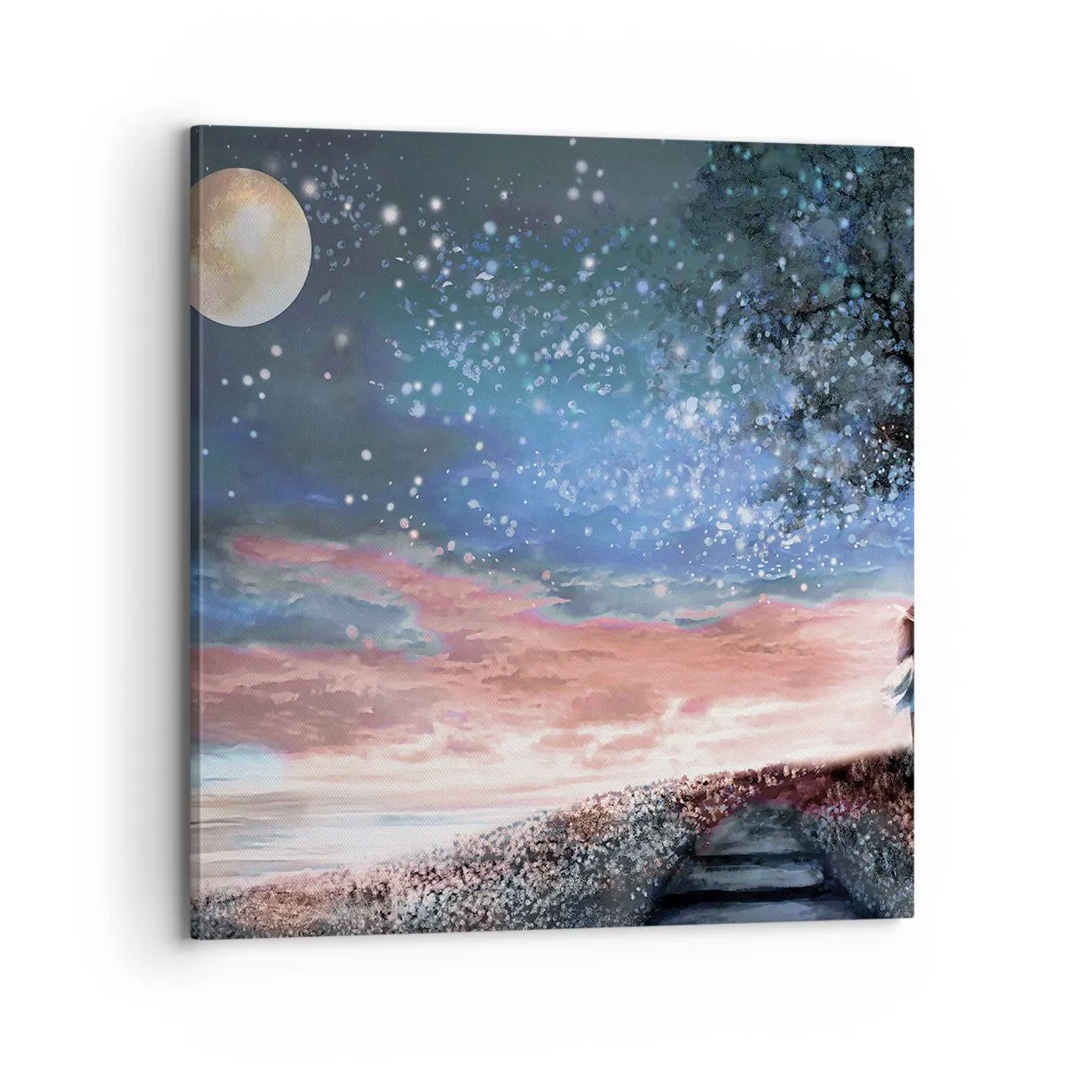Quadro em tela - Espetáculo estrelado - 70x70 cm
