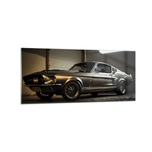 Quadro em vidro - De volta ao passado - 120x50 cm