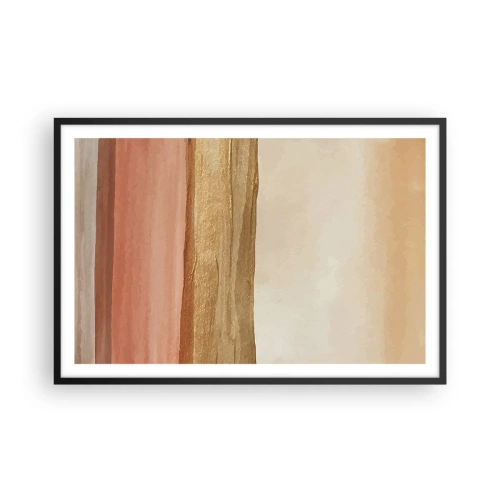 Pôster com moldura preta - Composição vertical - 91x61 cm