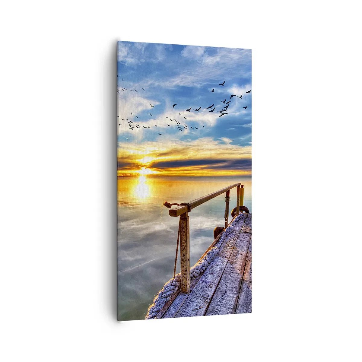 Quadro em tela - O vento descansa - 65x120 cm