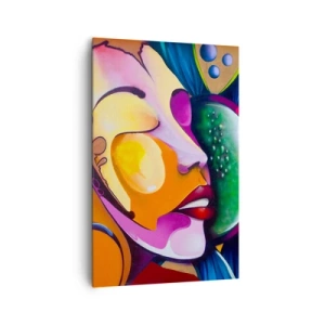 Quadro em tela - Toque de cor - 80x120 cm