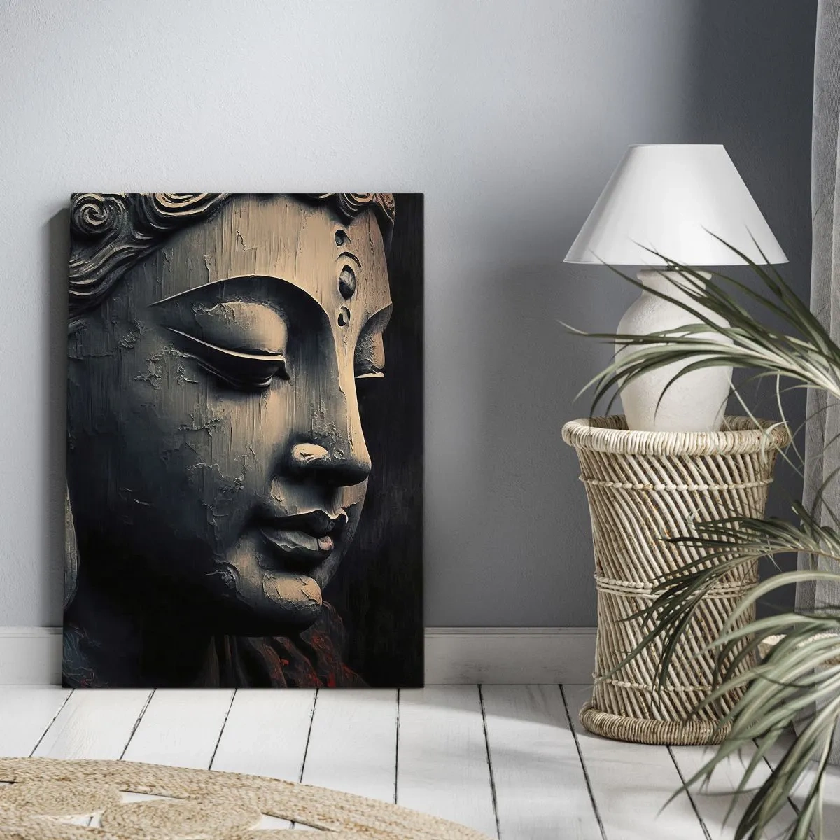Quadro em tela - Em harmonia com o mundo - 70x100 cm